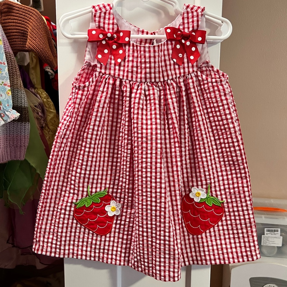 Rare editions strawberry dress
